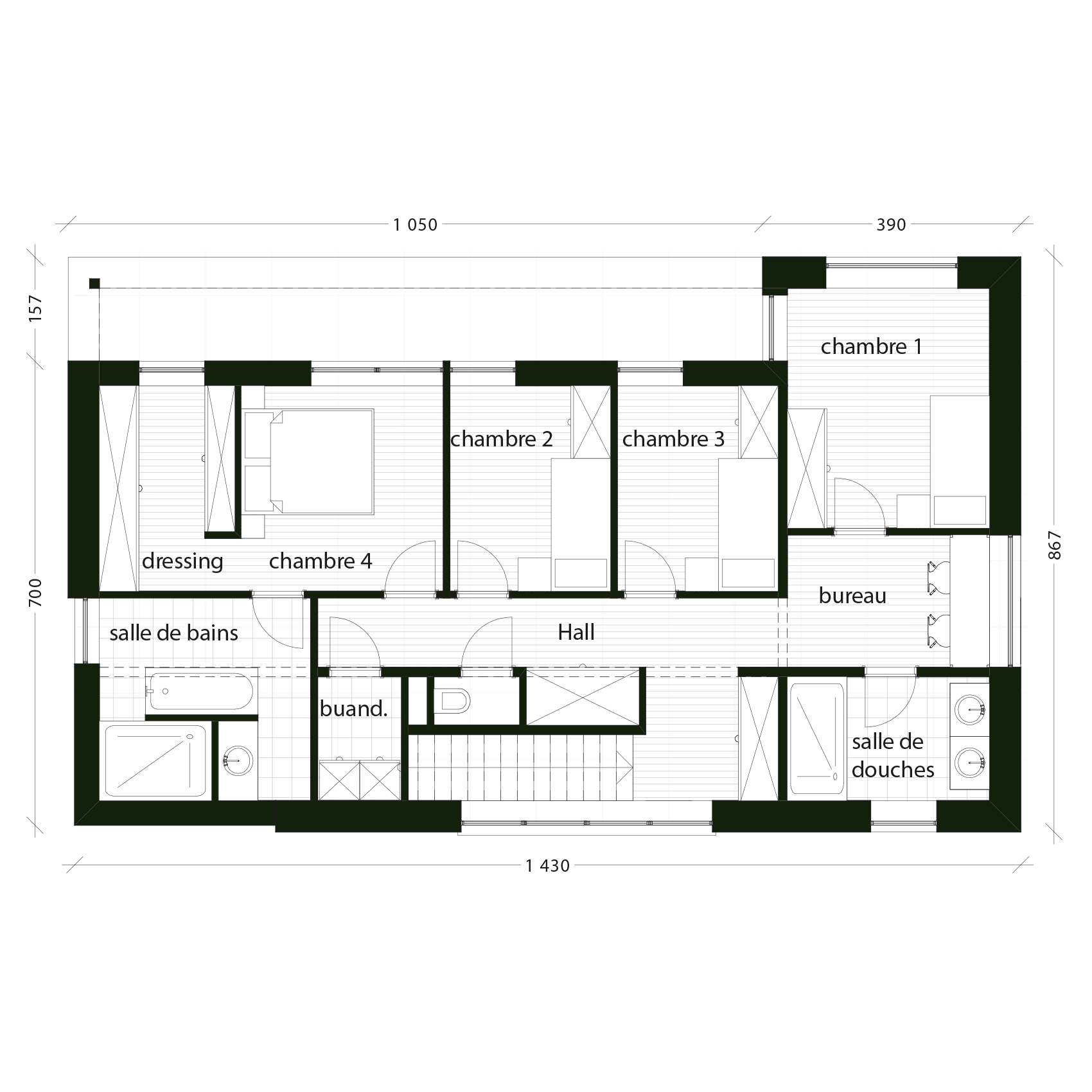 Inspiration Auréa Plan étage