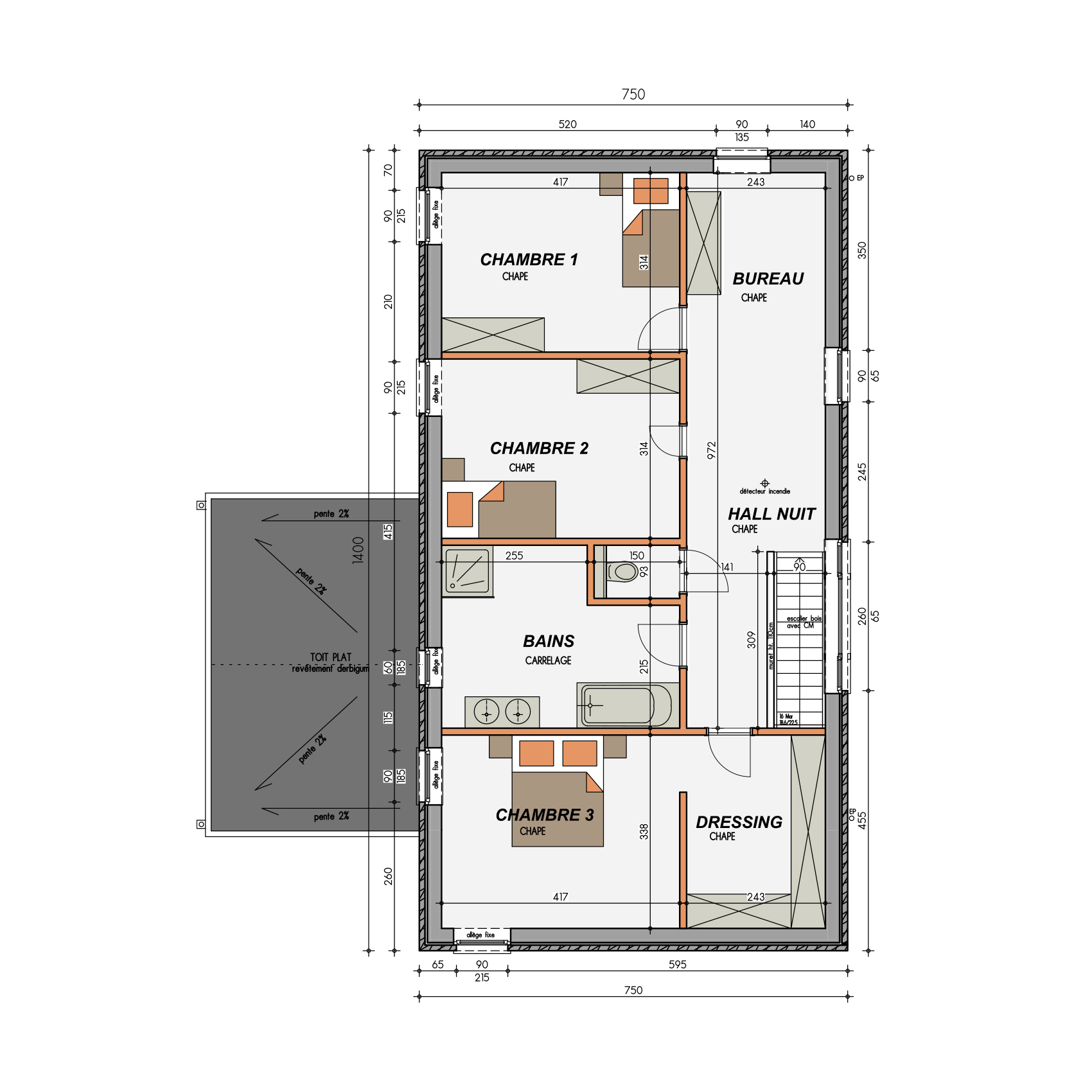 Inspiration Soléa Plan étage