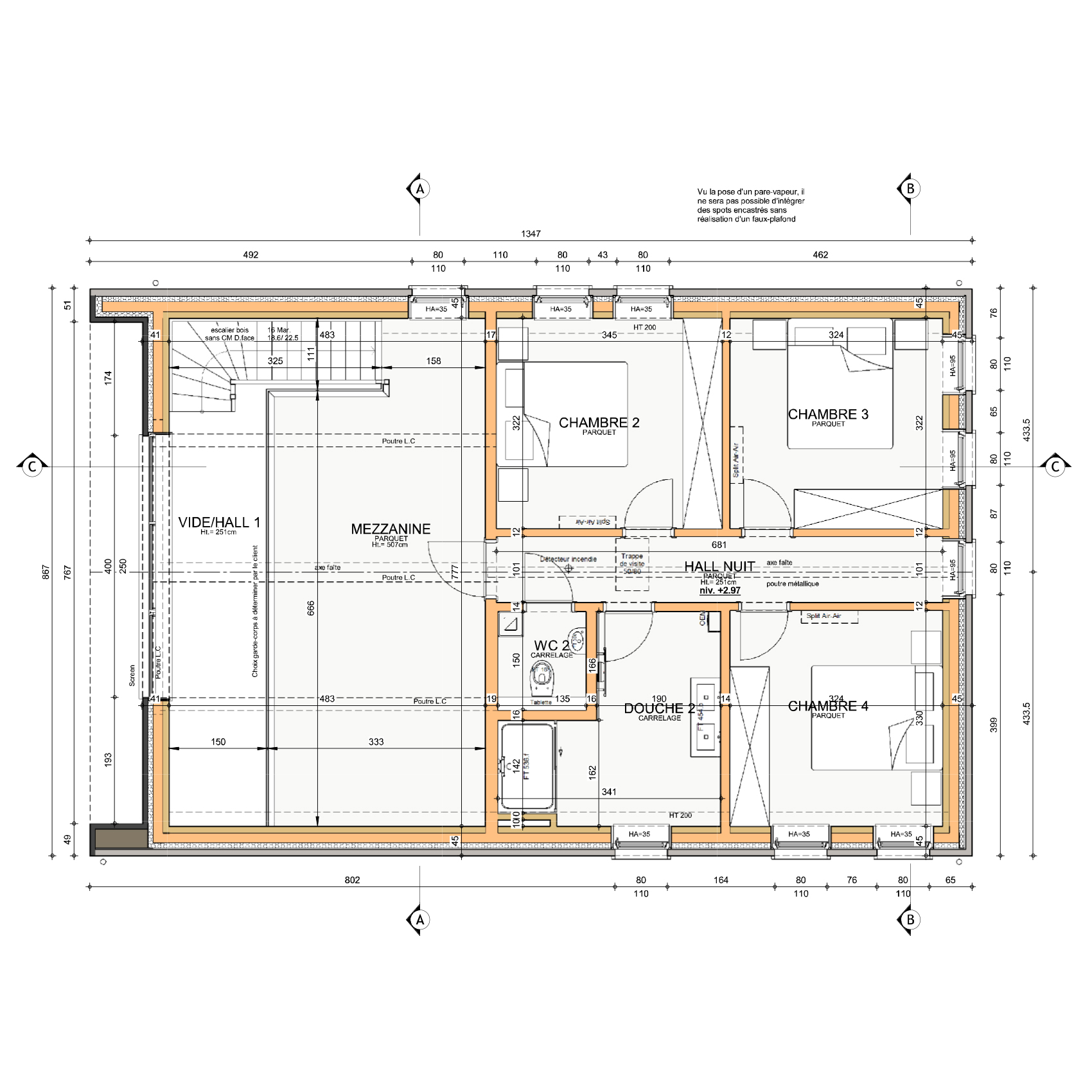 Inspiration Aubéole Plan étage