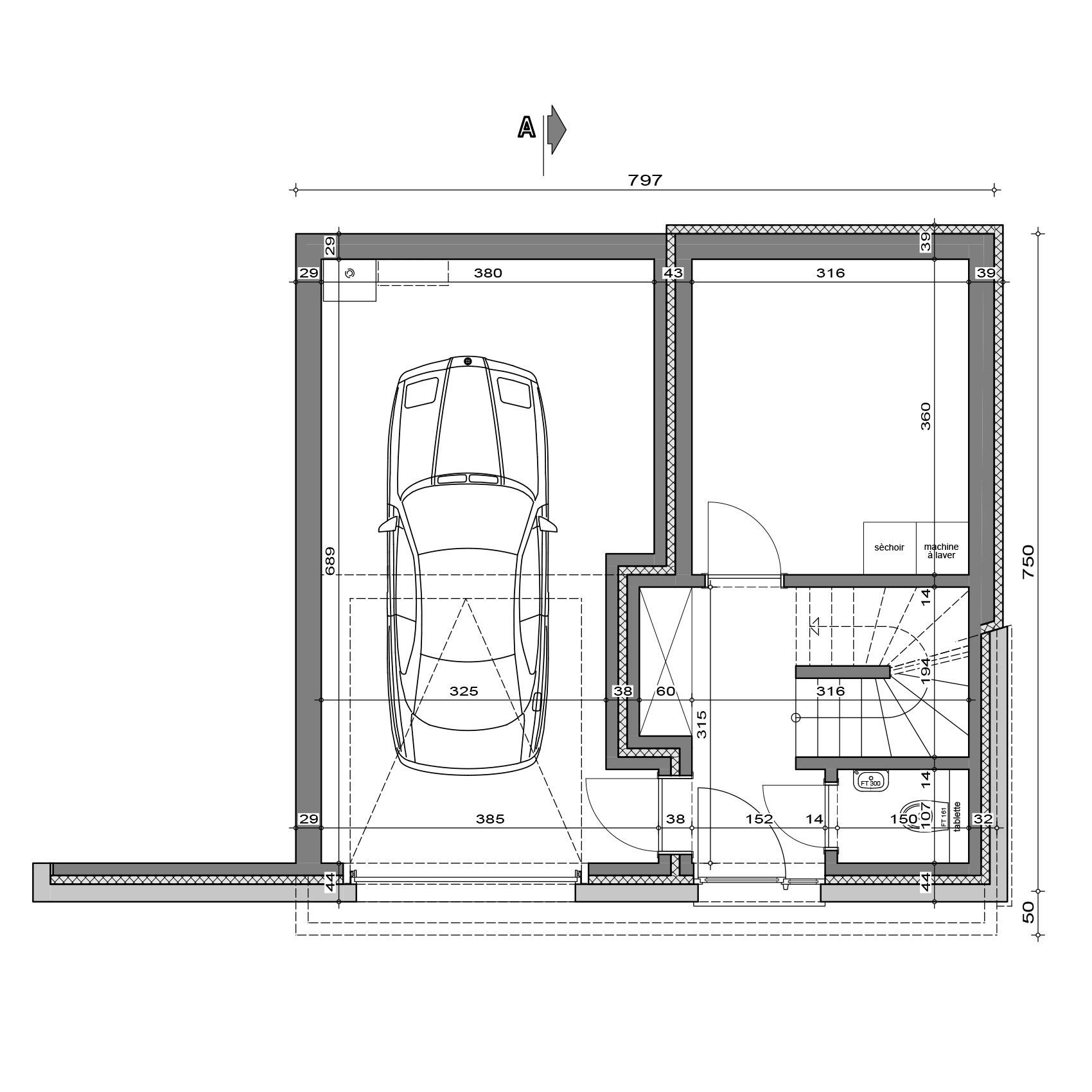 Inspiration Edenya Plan sous-sol