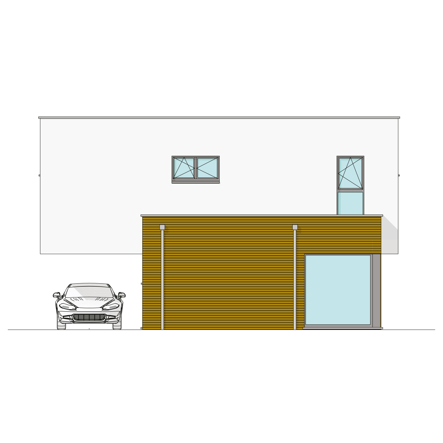 Inspiration Elyora Plan pignon droit