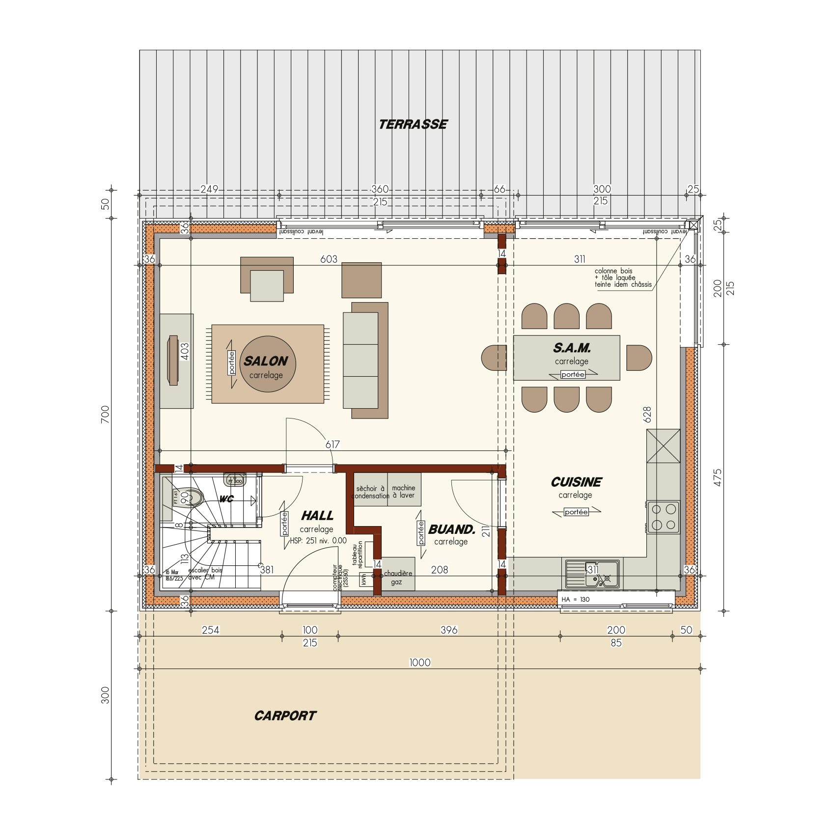 Inspiration Elyora Plan rez-de-chaussée