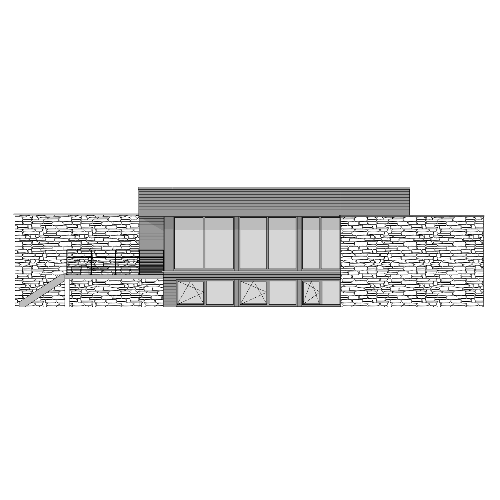 Inspiration Luméa Plan façade arrière