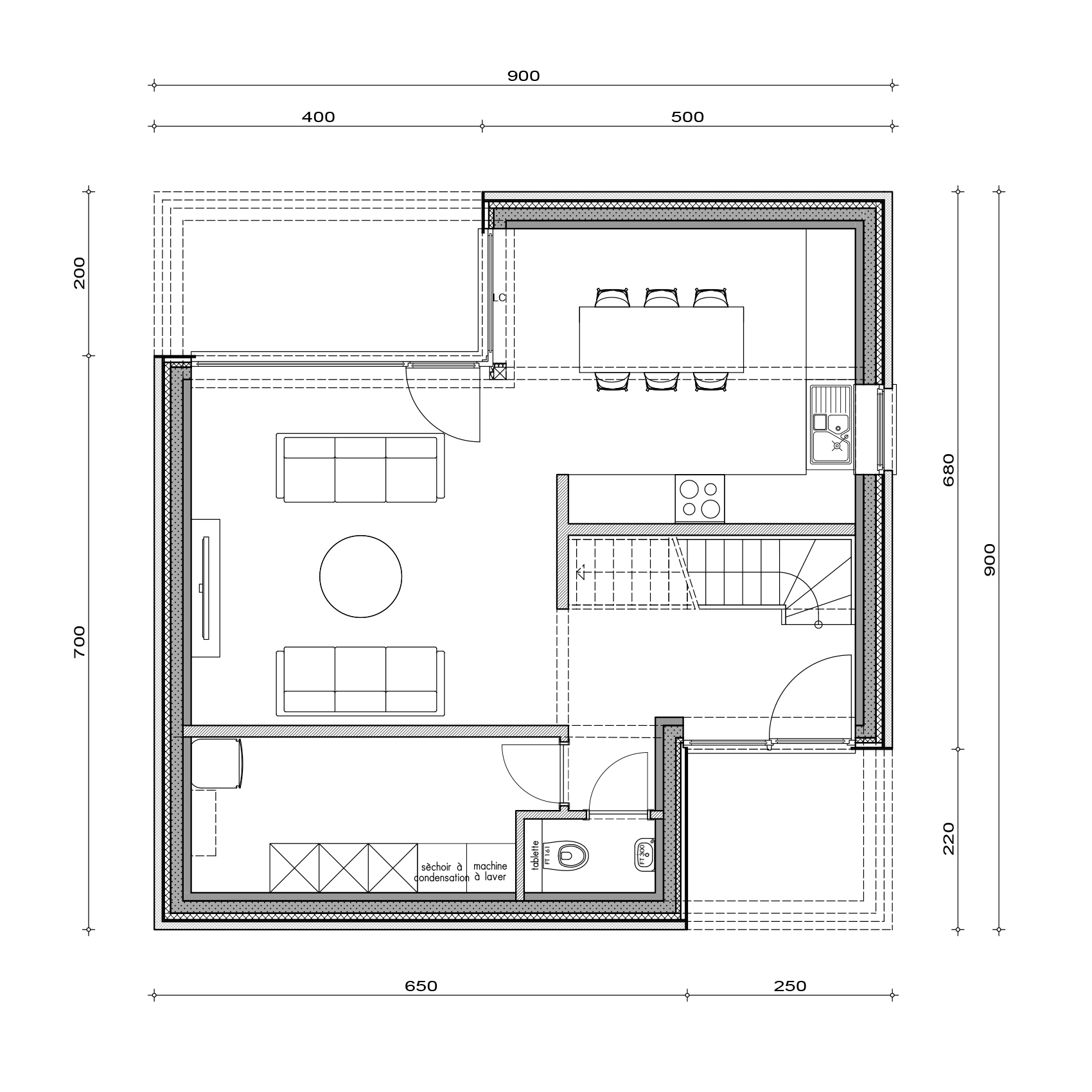 Inspiration Novaé Plan rez-de-chaussée
