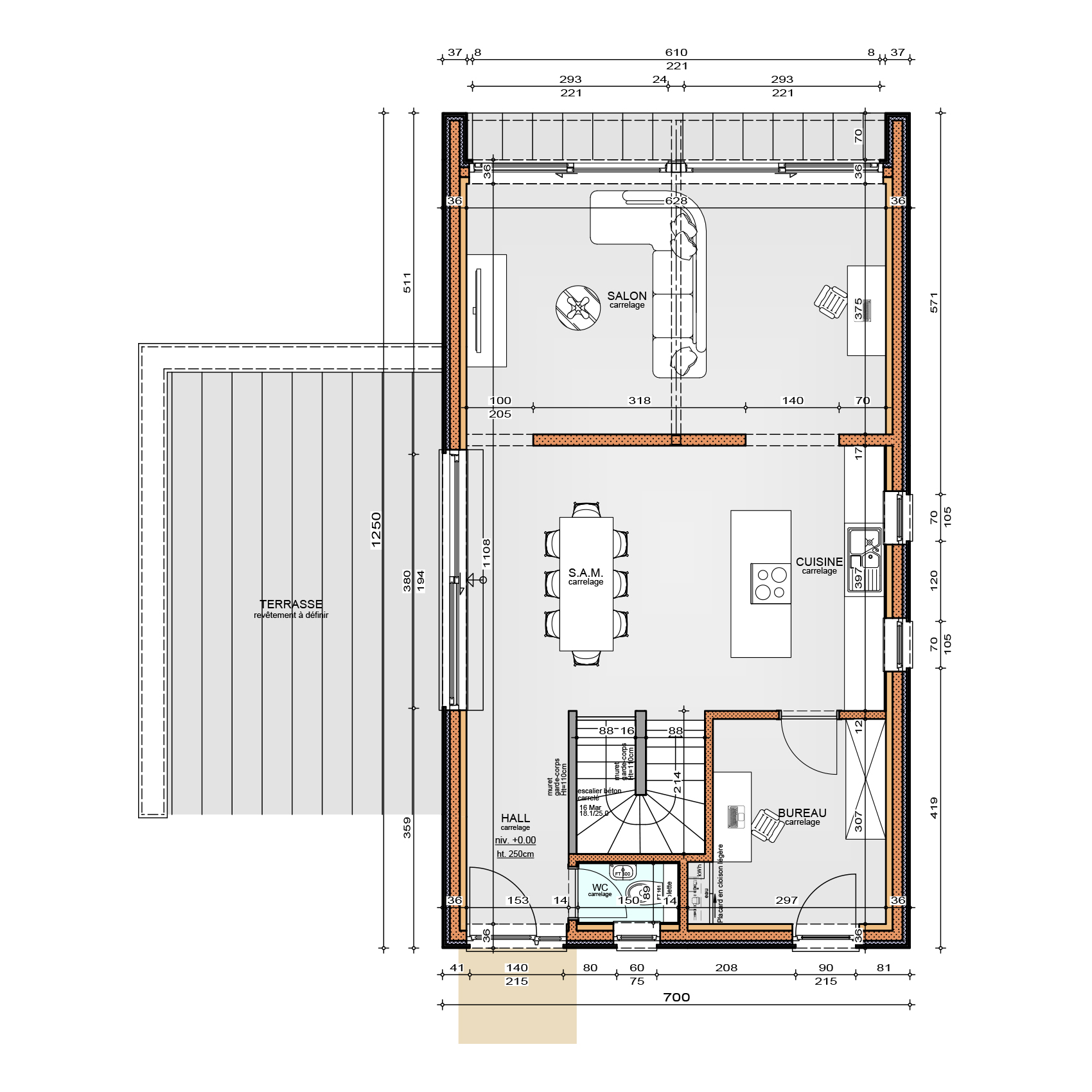Inspiration Sérénis Plan rez-de-chaussée
