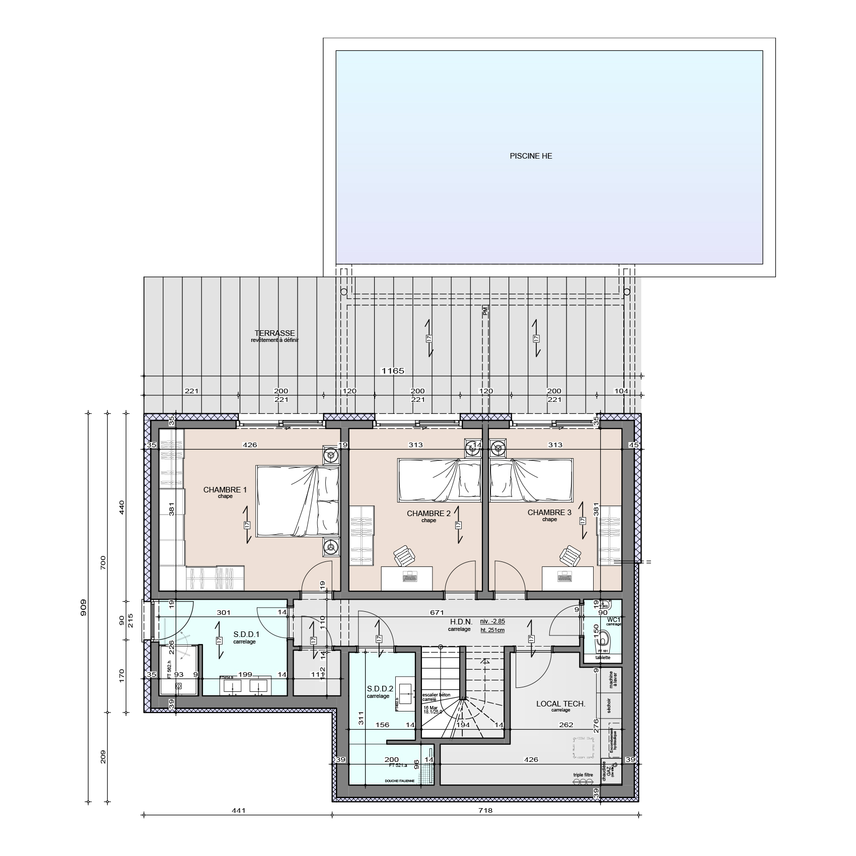 Inspiration Sérénis Plan sous-sol