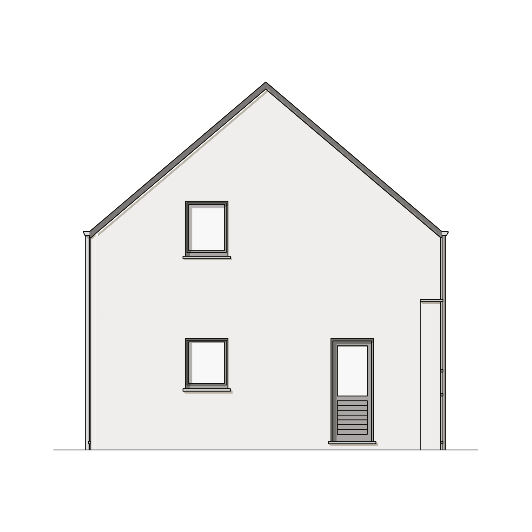 Inspiration Alézia Plan pignon gauche